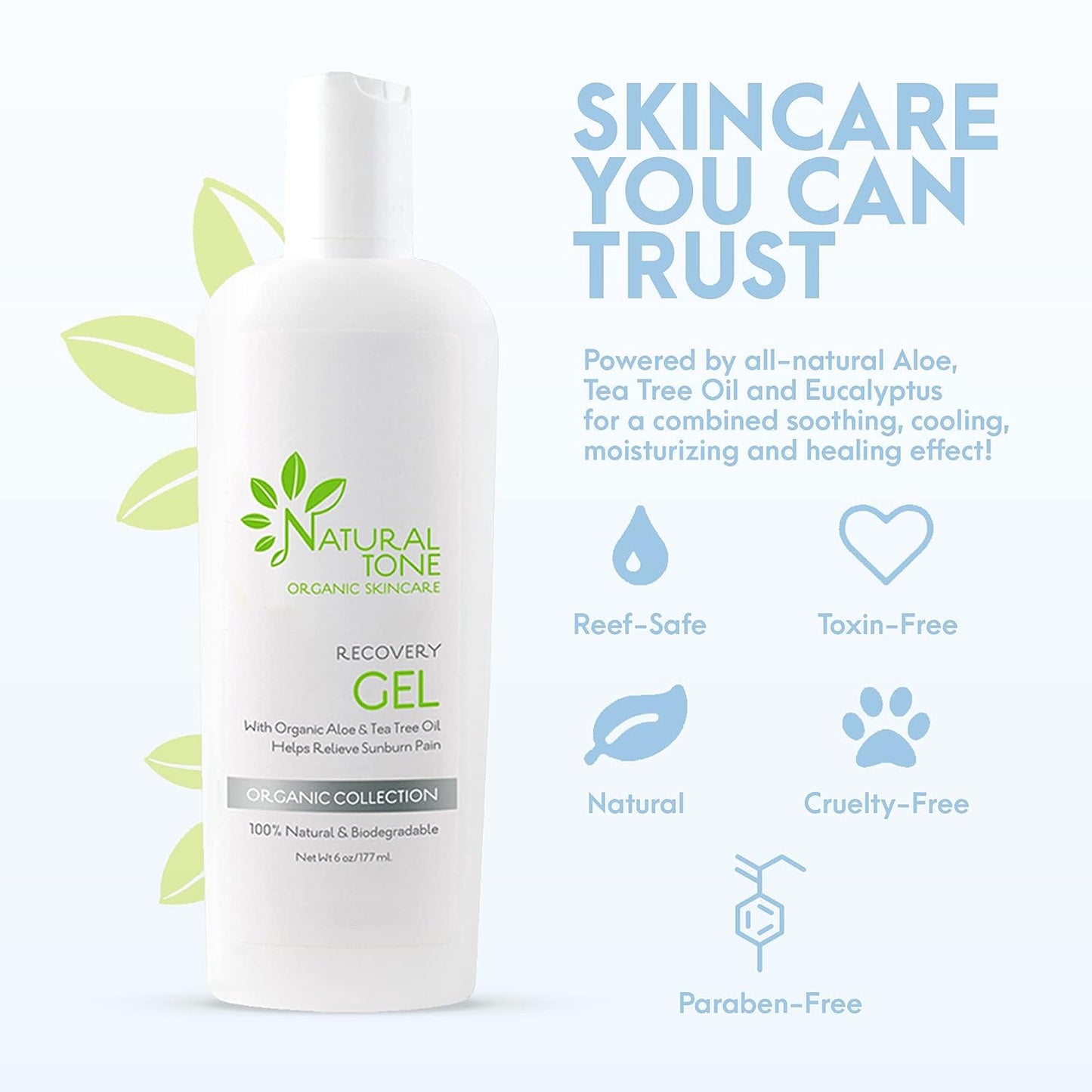 Aloe & Tea Tree Recovery Gel 6oz