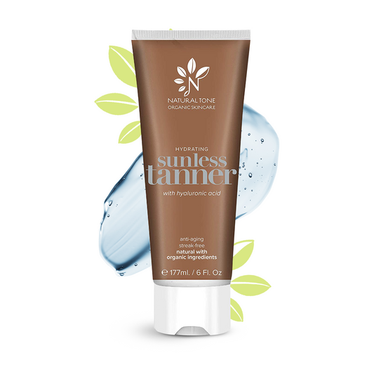 Hydrating Sunless Tanner with Hyaluronic Acid - Natural Tone Organic Skincare