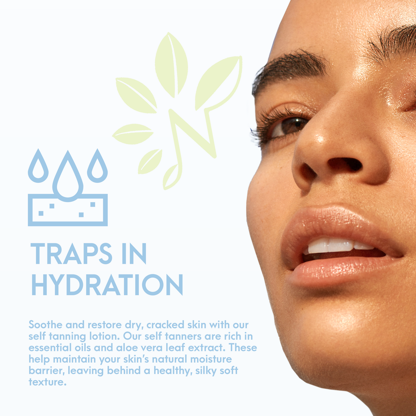 Hydrating Sunless Tanner with Hyaluronic Acid - Natural Tone Organic Skincare