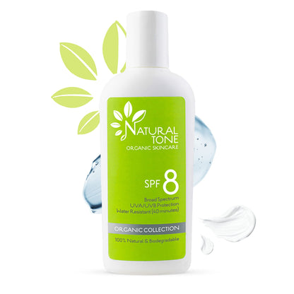 SPF 8 Natural Sunscreen 6oz